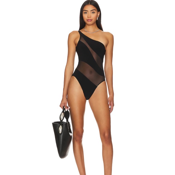 Norma Kamali Other - New Norma Kamali Snake Mesh One Piece Swimsuit